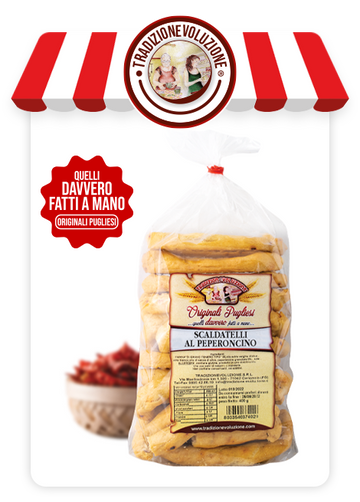 Taralli Scaldatelli al peperoncino - 400 g